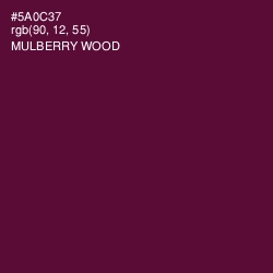#5A0C37 - Mulberry Wood Color Image